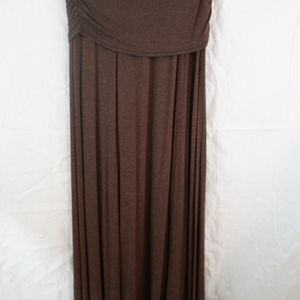 MSSP Brown Knit Maxi Skirt Size Medium M